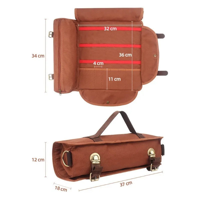 New Style Bar Sets Cocktail Bag Multi Functional Wine Storage  Outdoor Portable Shoulder Bag Travel Bartender Kit Bag