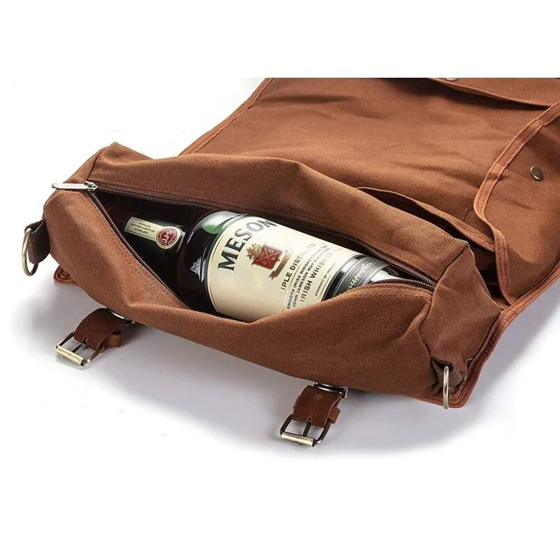 New Style Bar Sets Cocktail Bag Multi Functional Wine Storage  Outdoor Portable Shoulder Bag Travel Bartender Kit Bag