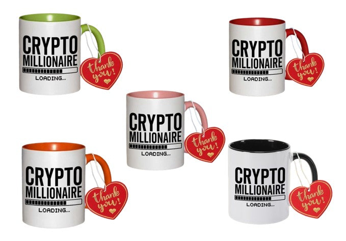 Krypto Kaffeebecher – Coffee Mug für Bitcoin & Crypto Fans | Geschenkidee