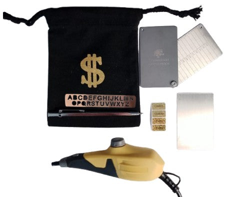 Series 2: 2X Crypto Seed Wallet Edelstahl Scheckkartenformat (verschiedene Varianten)