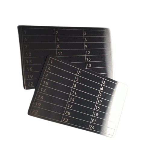 Series 1: 2X Crypto Seed Wallet Edelstahl Scheckkartenformat (verschiedene Varianten)