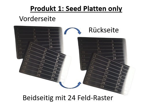 Series 1: 2X Crypto Seed Wallet Edelstahl Scheckkartenformat (verschiedene Varianten)