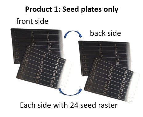 Series 1: 2X Crypto Seed Wallet Edelstahl Scheckkartenformat (verschiedene Varianten)