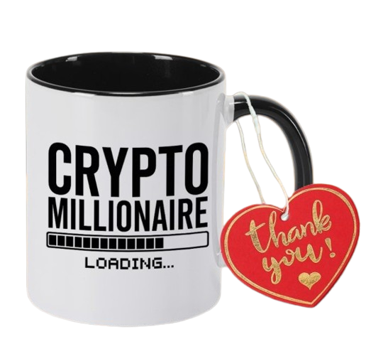 Krypto Kaffeebecher – Coffee Mug für Bitcoin & Crypto Fans | Geschenkidee