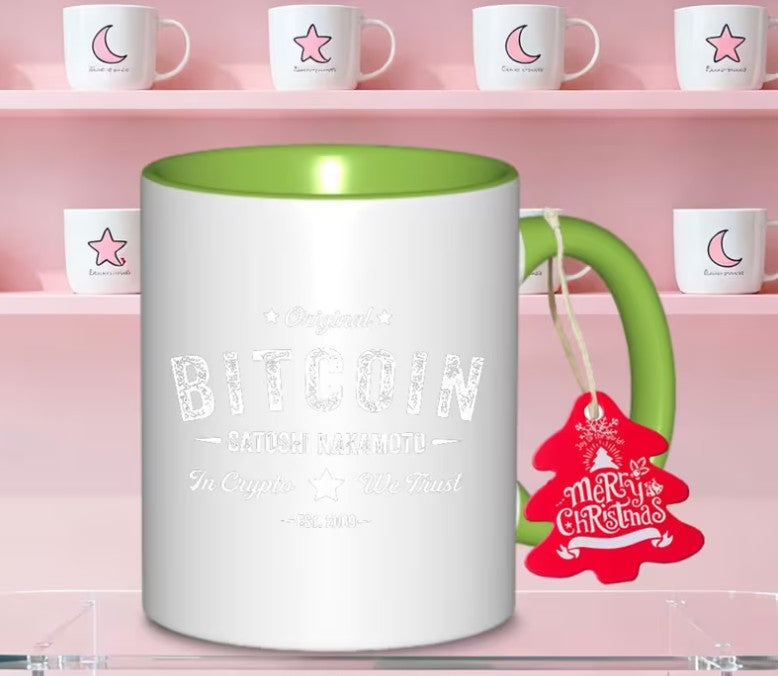 Krypto Kaffeebecher – Coffee Mug für Bitcoin & Crypto Fans | Geschenkidee (2)