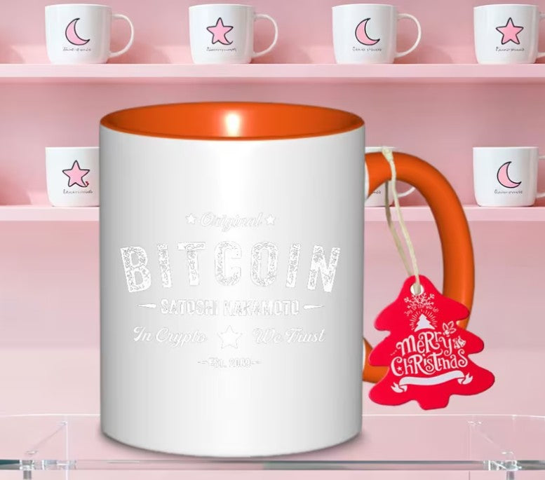 Krypto Kaffeebecher – Coffee Mug für Bitcoin & Crypto Fans | Geschenkidee (2)