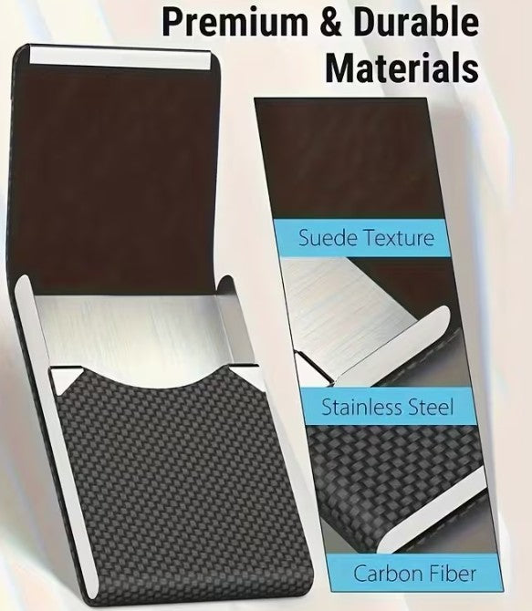 Elegantes Etui aus PU-Leder – Sicherer Schutz für Karten, Visitenkarten und Seedphrase Wallets