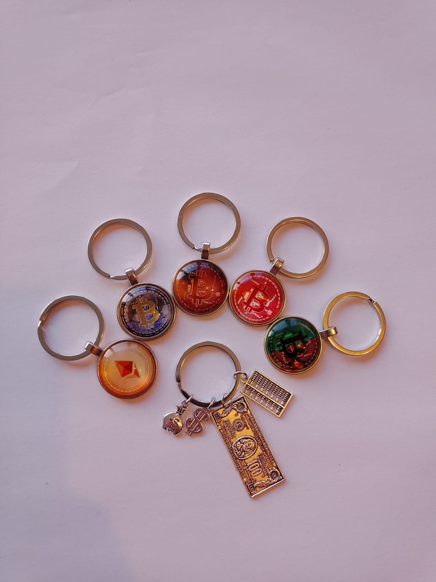 Krypto Schlüsselanhänger – Stilvolles Krypto Design – Elegantes Geschenk für Männer & Frauen (verschiedene Varianten)