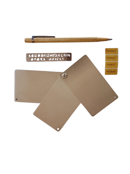 Series 3: 2X oder 3x  Crypto Seed Wallet Edelstahl Scheckkartenformat "blank" (1,5mm, Varianten)