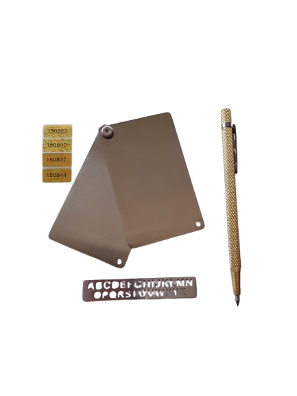 Series 3: 2X oder 3x  Crypto Seed Wallet Edelstahl Scheckkartenformat "blank" (1,5mm, Varianten)