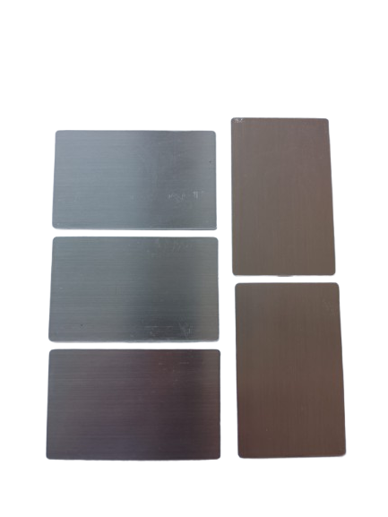 Thin Series 4: 2X oder 5x  Crypto Seed Wallet Edelstahl Scheckkartenformat "blank" (0.5mm, Varianten) (Kopie)